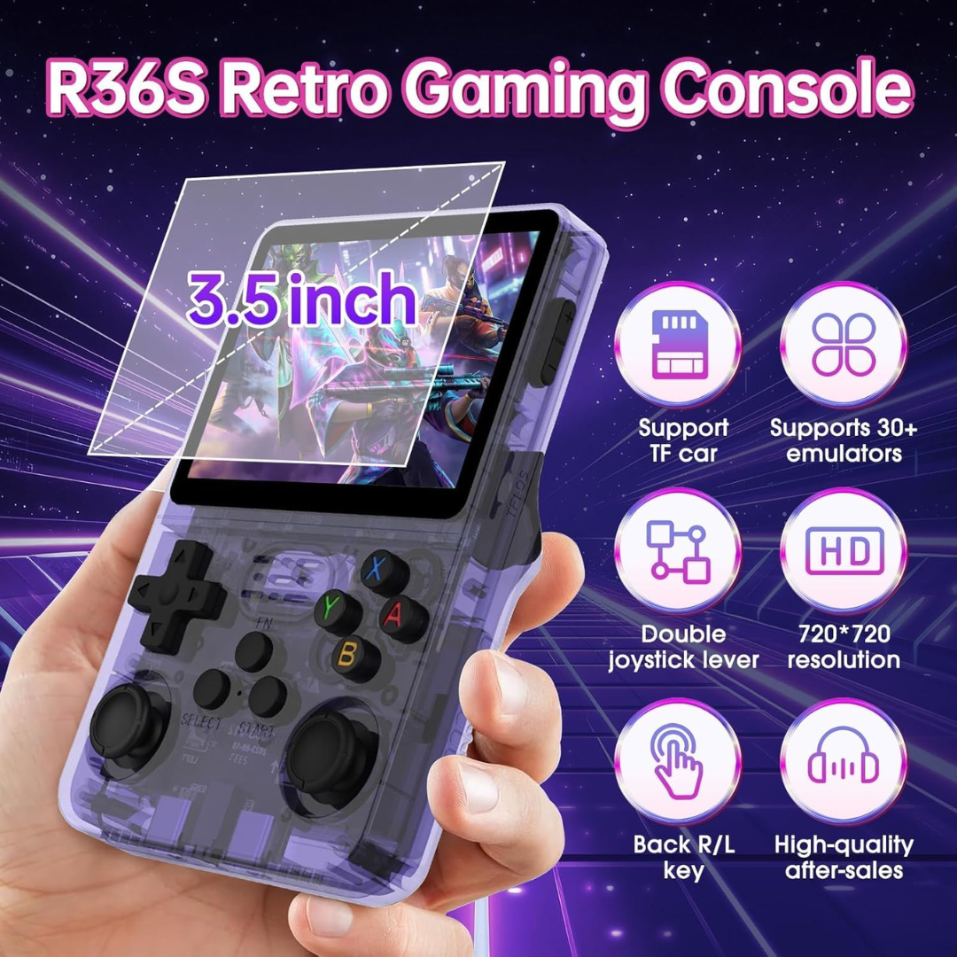 R36S Retro Handheld Game Console