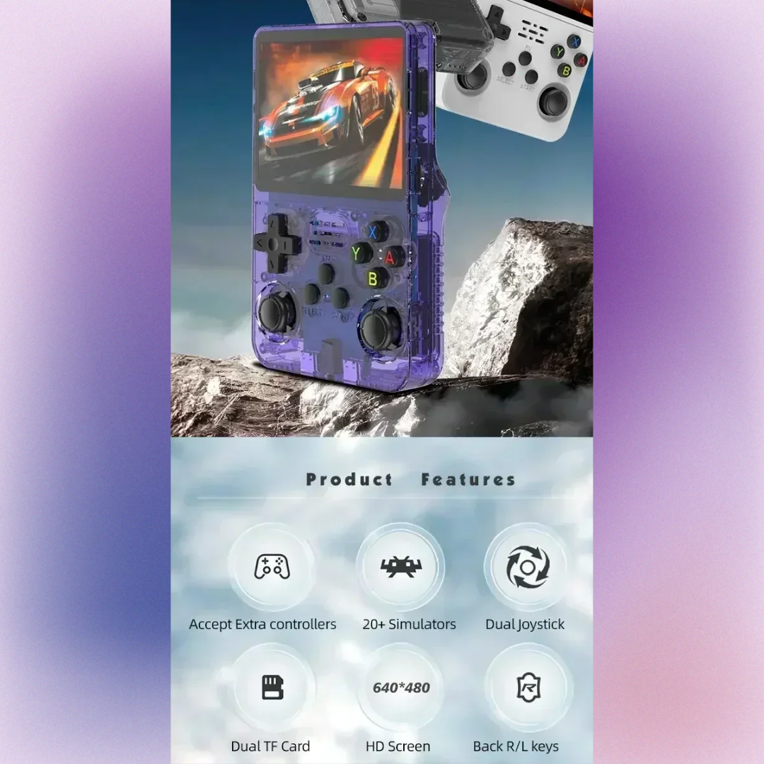 R36S Retro Handheld Game Console