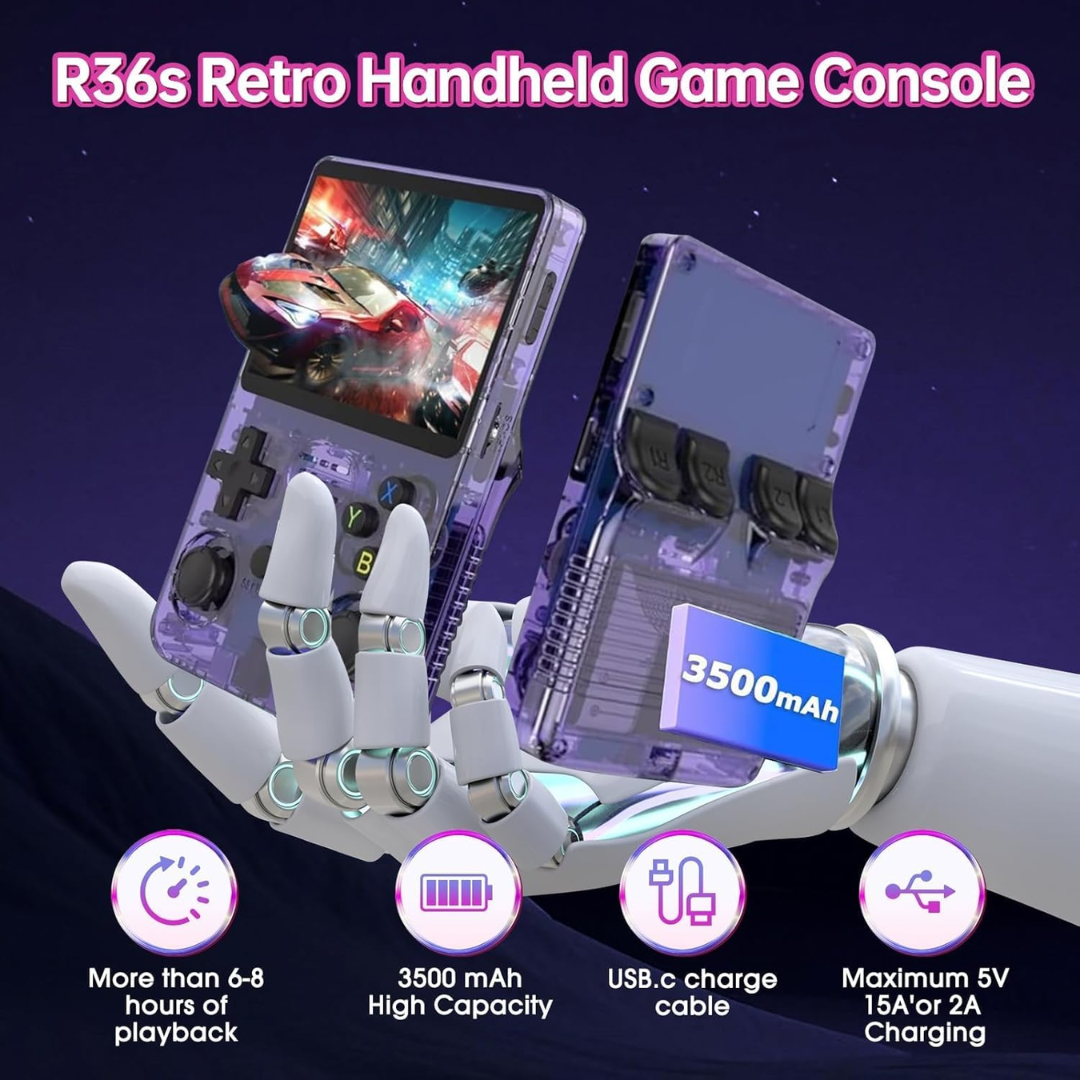 R36S Retro Handheld Game Console