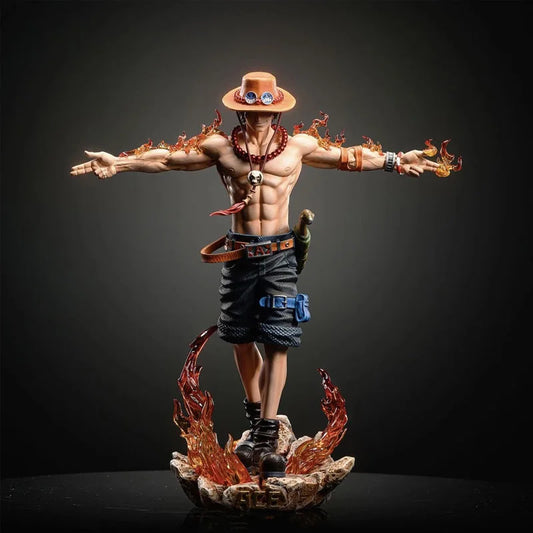 28cm Anime One Piece Ace Figure – Portgas D. Ace PVC Collectible